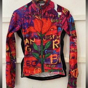 Cycology “See Me” Women Long Sleeve Cycling Jacket Sz XS